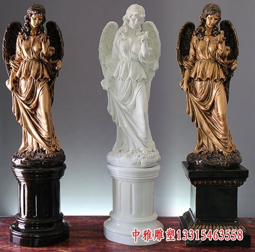 西方天使铜雕 德州铜天使雕塑制作厂